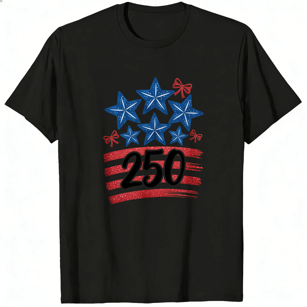 Patriotic Stars And Stripes 250 Classic T-Shirt