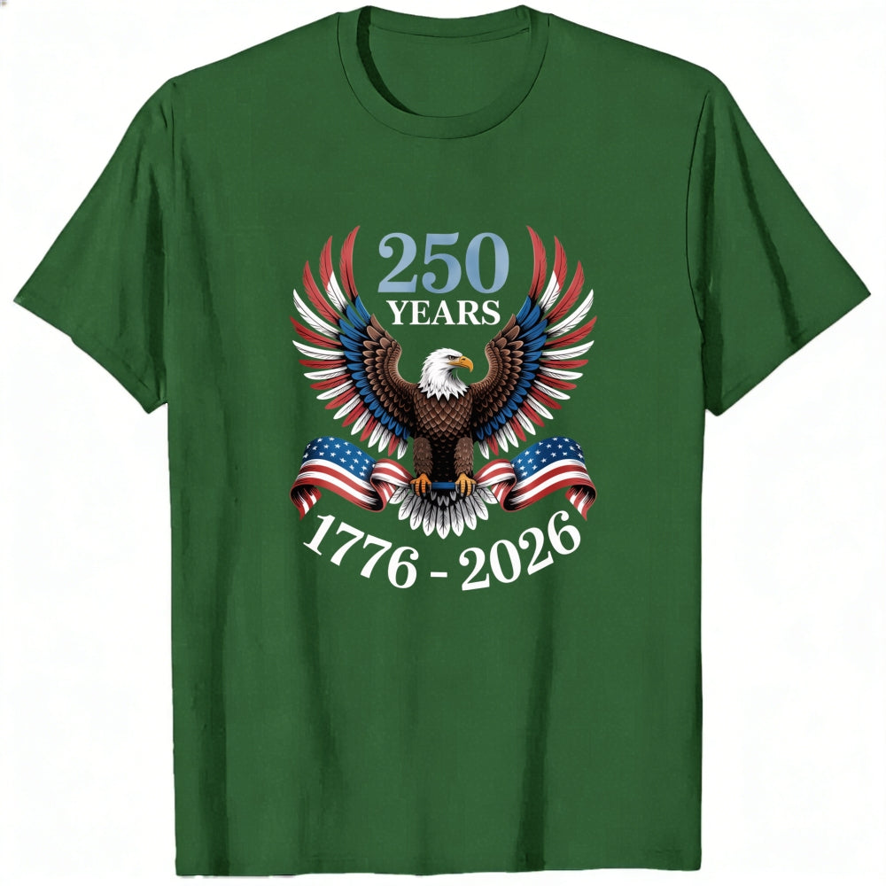 American Eagle Patriotic Design Classic T-Shirt 250 Years 1776 2026