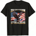 Patriotic Eagle American Flag 250 Years Of Freedom 1776 2026 Classic T-Shirt