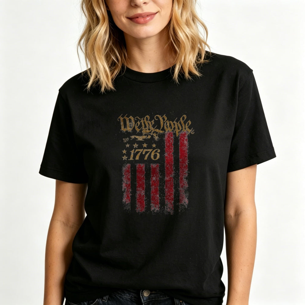 American Flag Design Classic T-Shirt We The People 1776