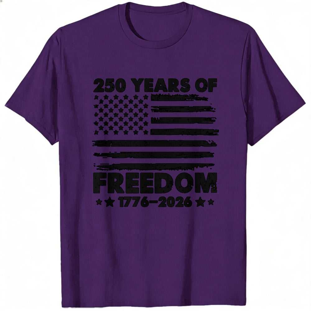 American Flag Design Classic T-Shirt 250 Years Of Freedom 1776 2026