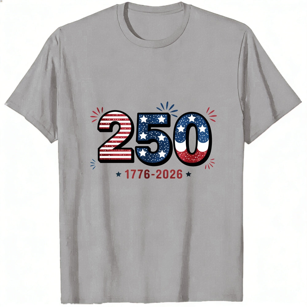 Patriotic American Flag 250th Anniversary Classic T-Shirt