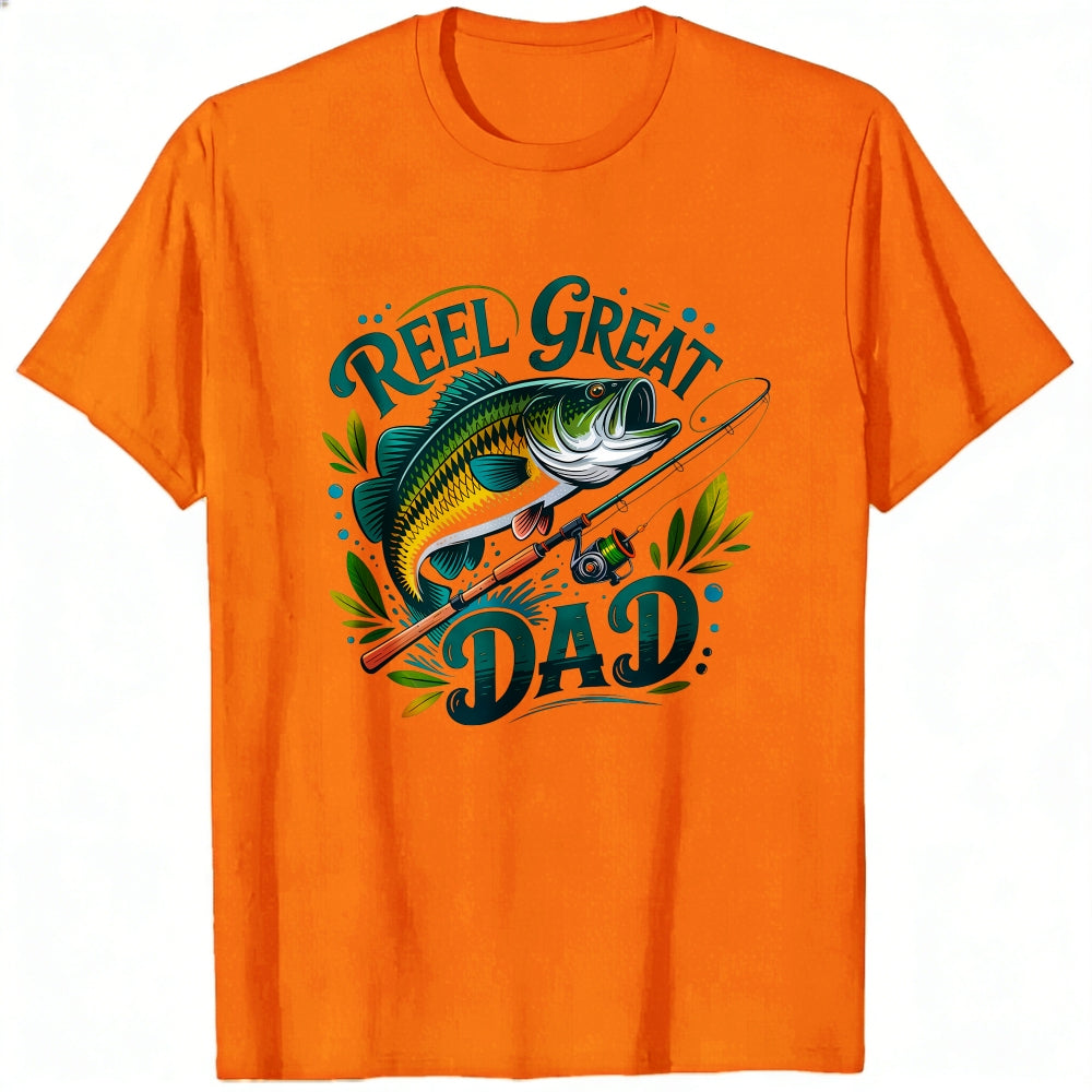 Fishing Theme Classic T-Shirt Reel Great Dad