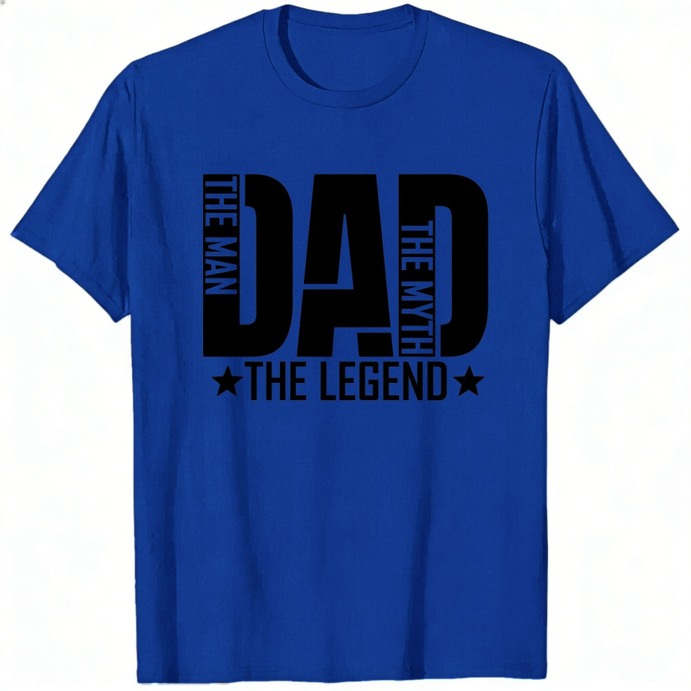 Casual Style Classic T-Shirt Dad The Man The Myth The Legend
