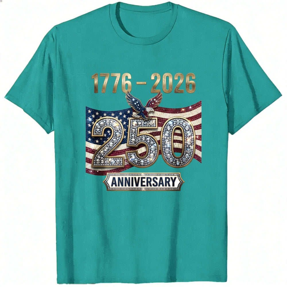 Patriotic American Flag Eagle 250th Anniversary Classic T-Shirt