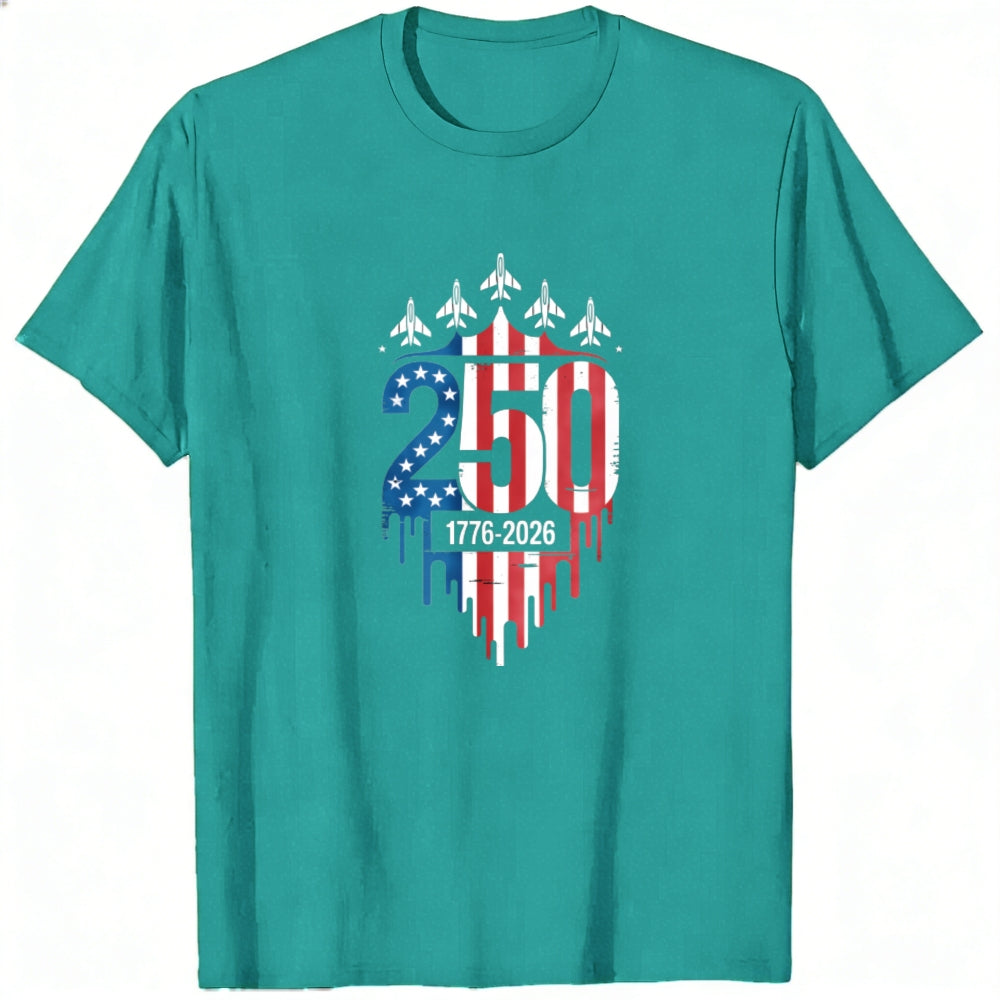 Patriotic American Flag 250th Anniversary Classic T-Shirt