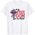 Patriotic Christian Cross Design Classic T-Shirt My Freedom Is In Christ