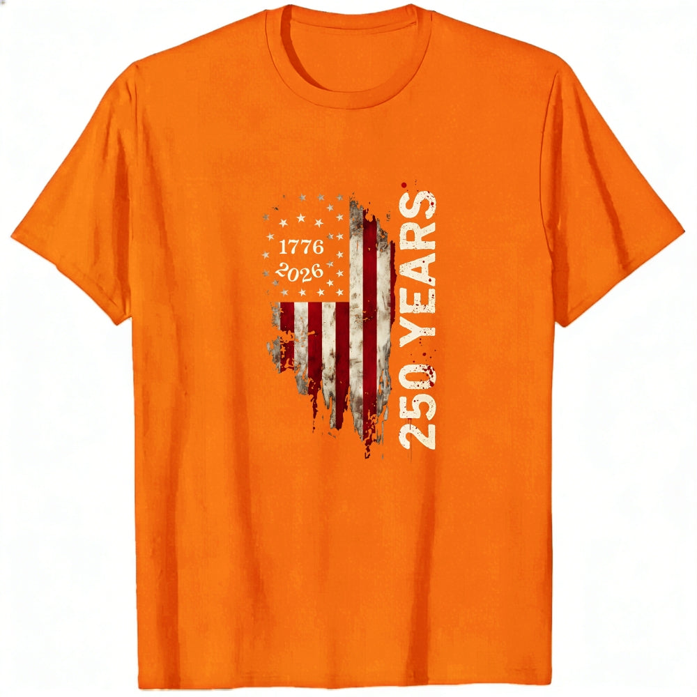 Patriotic American Flag Design Classic T-Shirt 250 Years 1776 2026