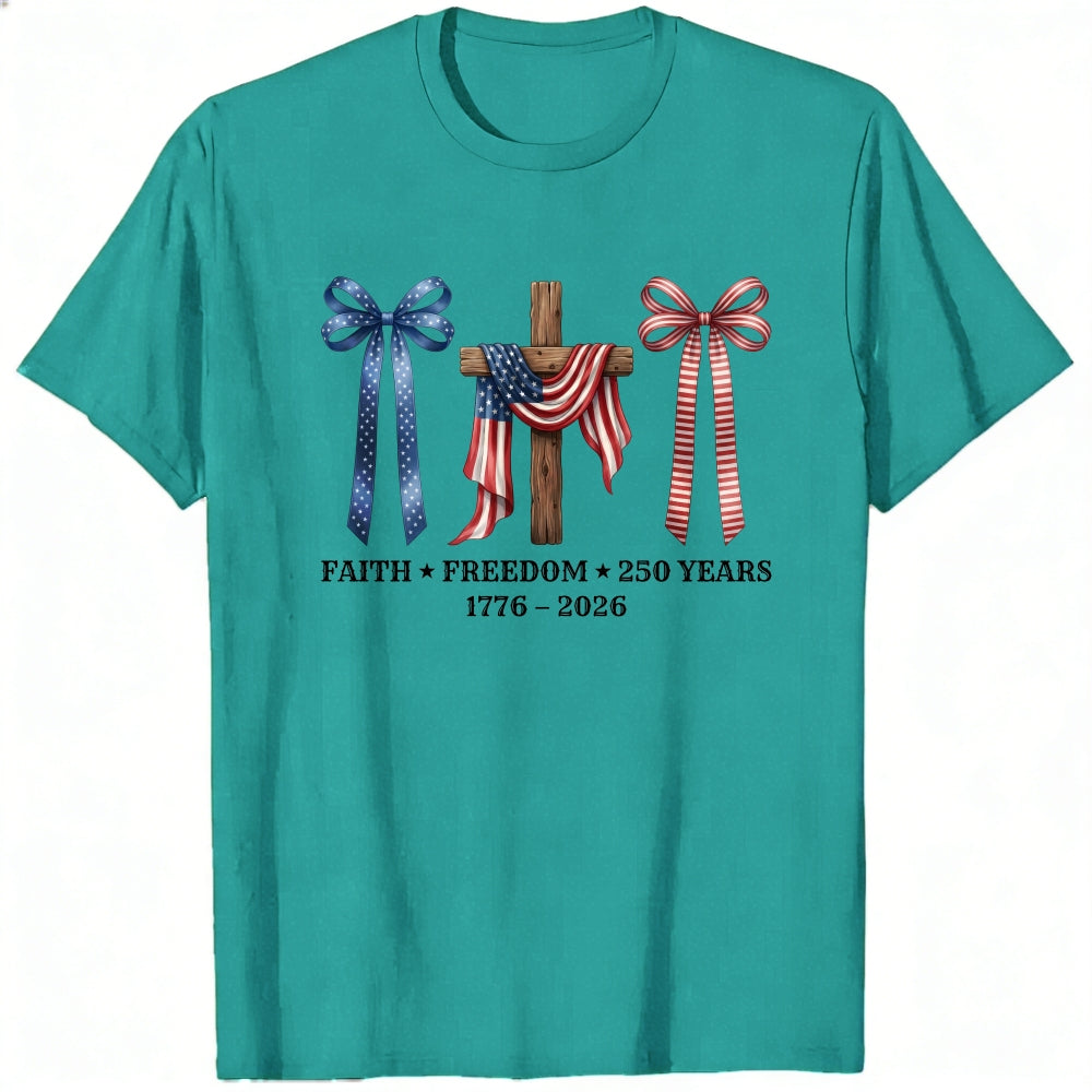 Patriotic Faith Freedom 250 Years Classic T-Shirt