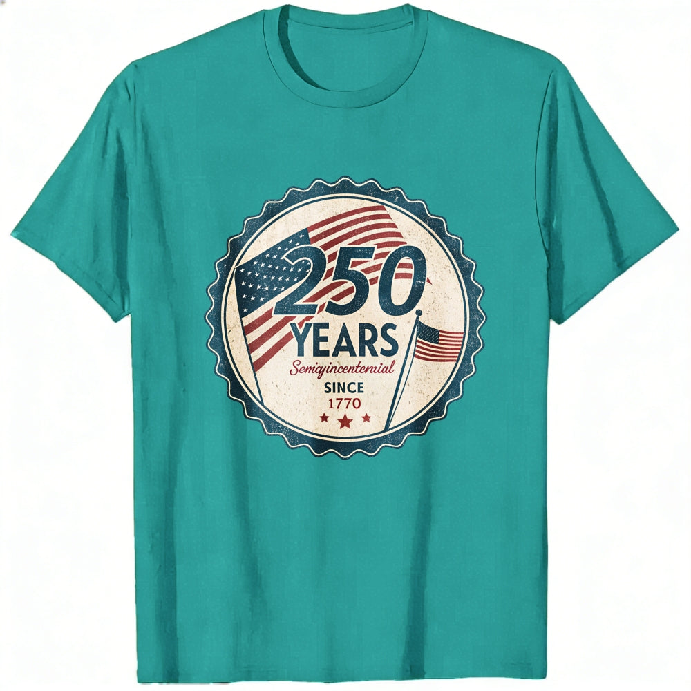 Patriotic American Flag Design Classic T-Shirt 250 Years Since 1770