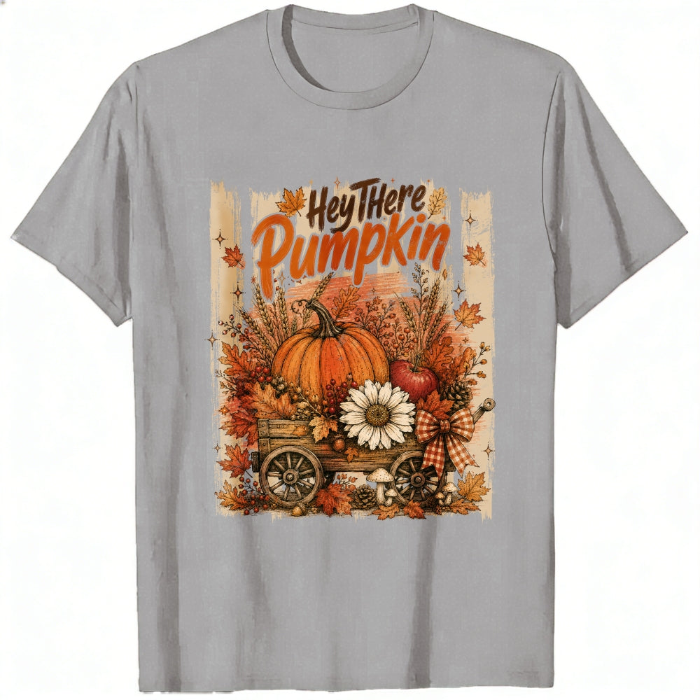 Vintage Autumn Harvest Hey There Pumpkin Classic T-Shirt