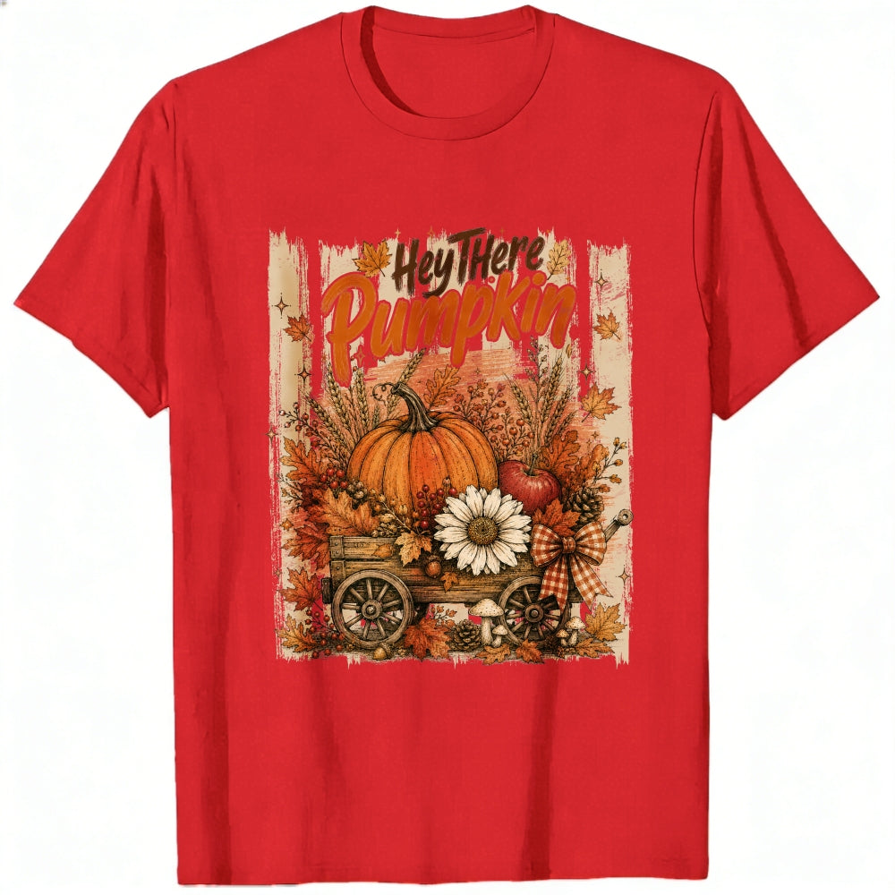Vintage Autumn Harvest Hey There Pumpkin Classic T-Shirt