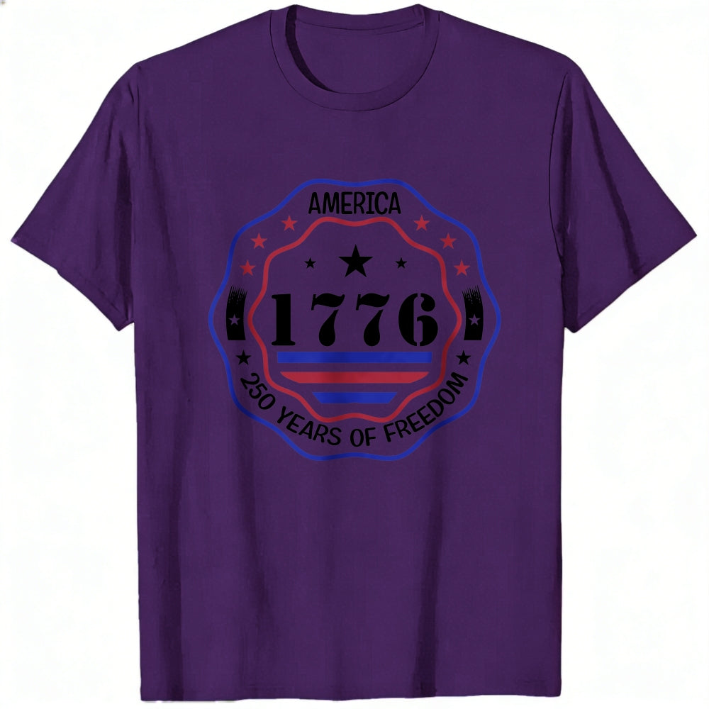 Patriotic American Flag Design Classic T-Shirt 1776 Independence Day Celebration