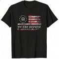 Patriotic American Flag Design Classic T-Shirt We The People 1776 2026