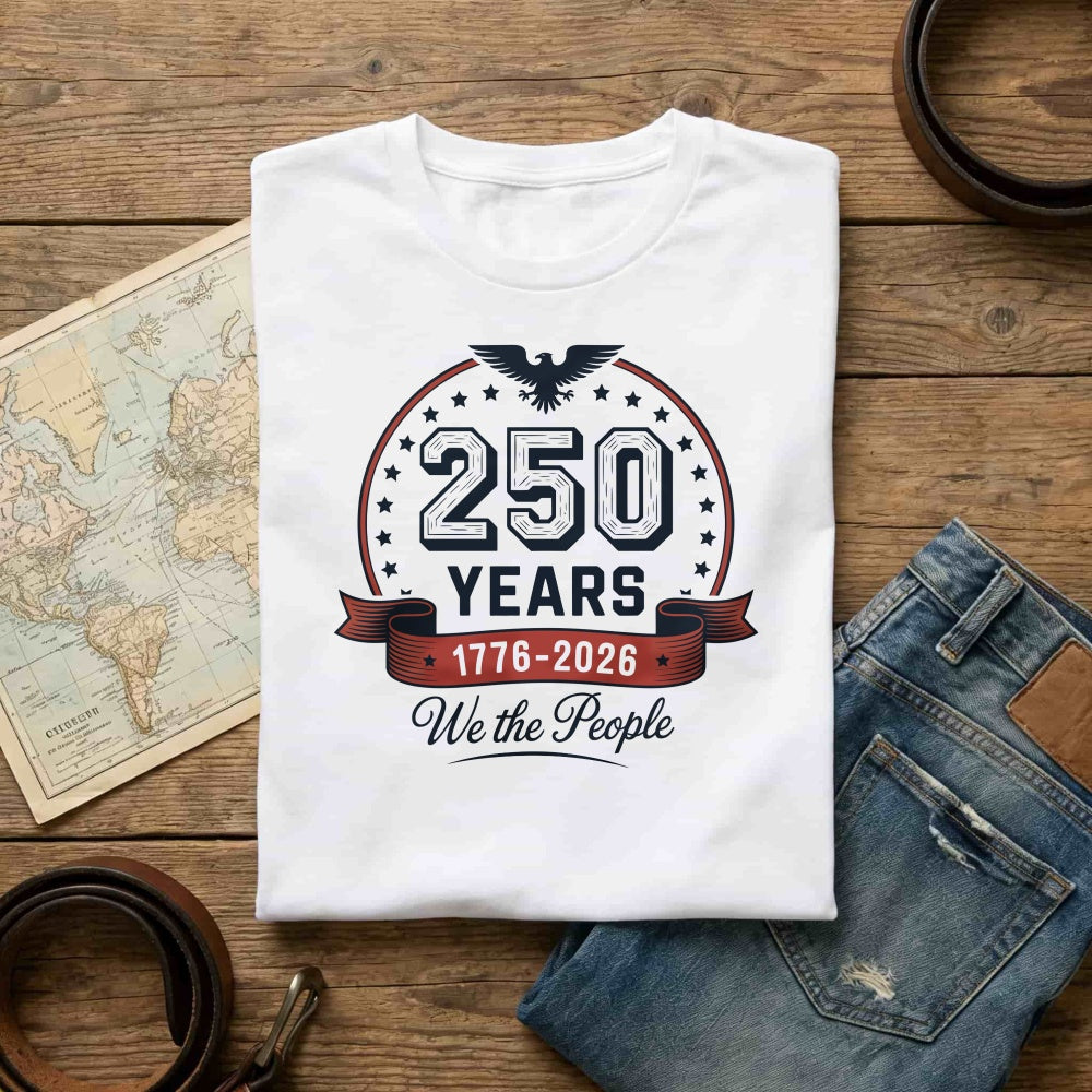 American Patriotic Design Classic T-Shirt 250 Years 1776 2026 We The People