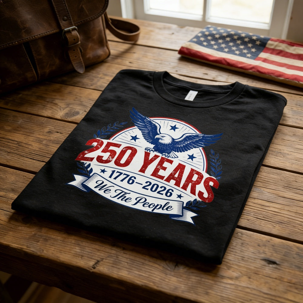 Patriotic American Eagle Design Classic T-Shirt 250 Years 1776 2026 We The People