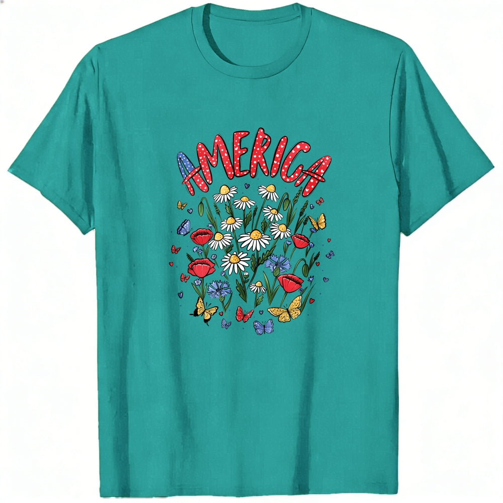 Floral Americana Classic T-Shirt