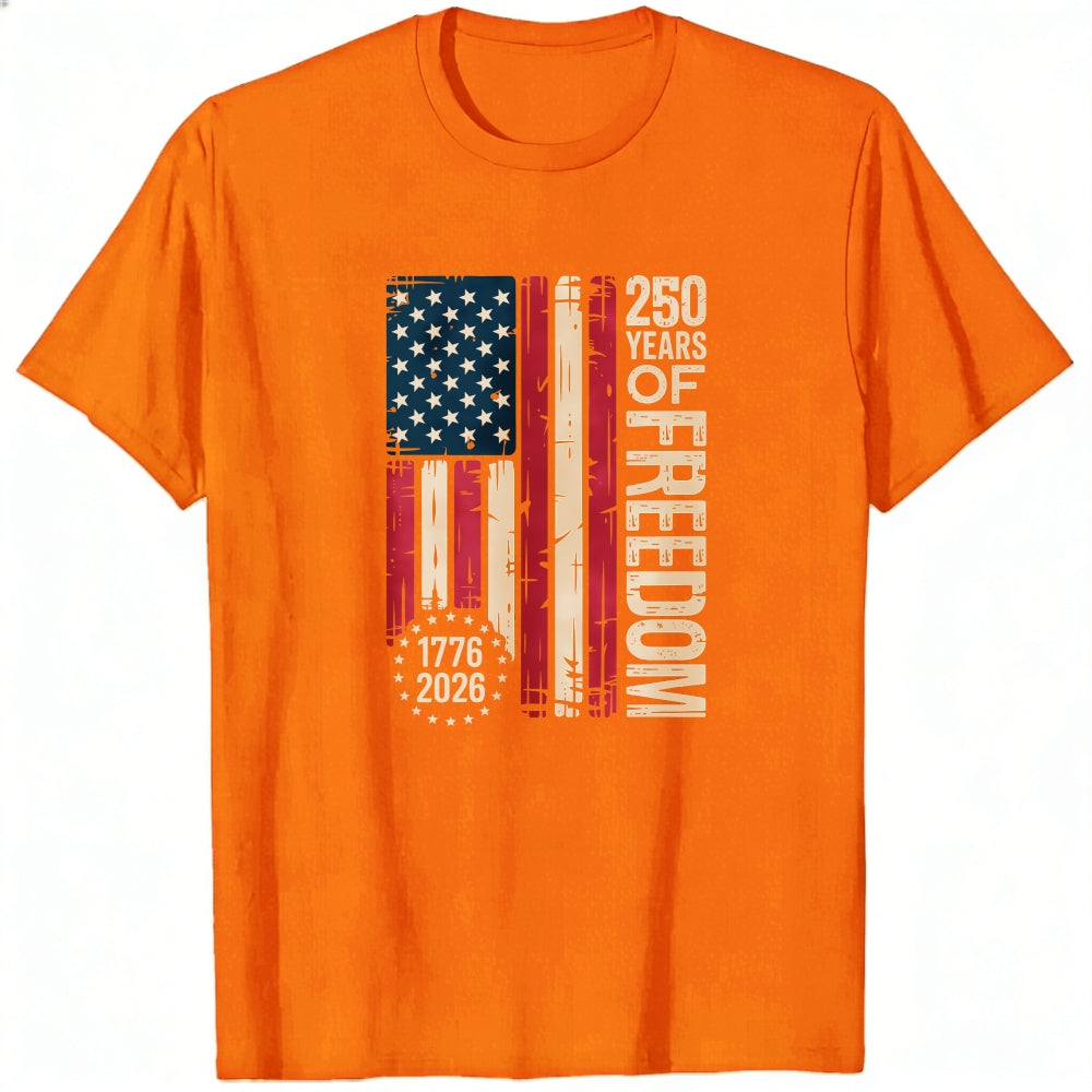 American Flag Design Classic T-Shirt 250 Years Of Freedom 1776 2026
