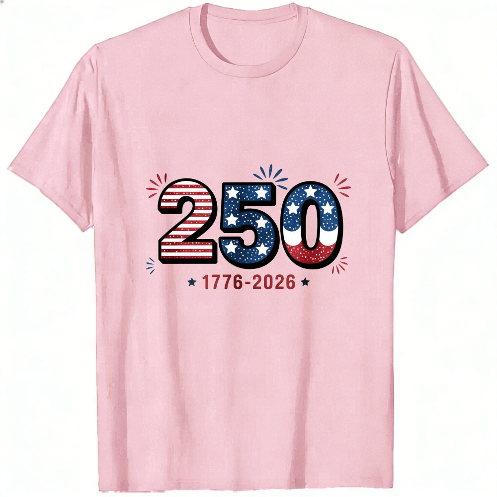 Patriotic American Flag 250th Anniversary Classic T-Shirt