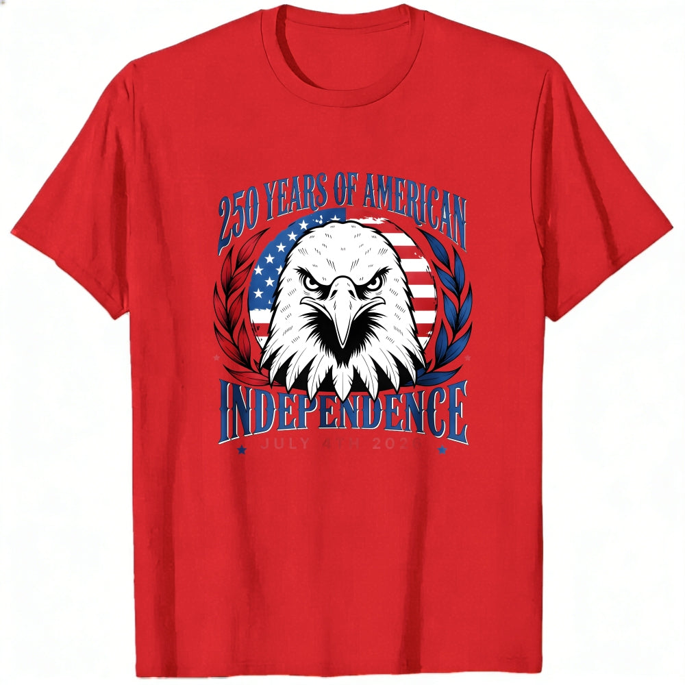 Patriotic Eagle American Flag Classic T-Shirt 250 Years Of American Independence July 4th 2026