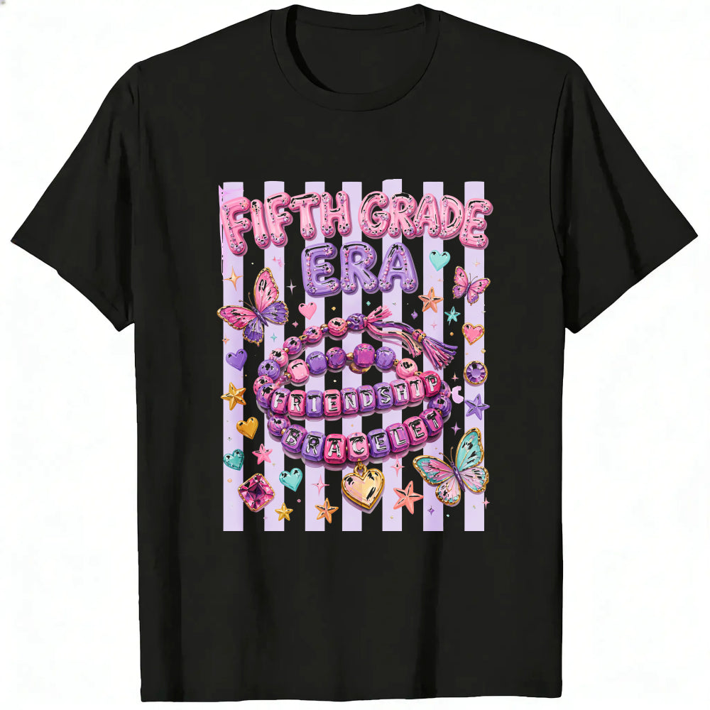 Cute Aesthetic Classic T-Shirt Fifth Grade Era Friendship Bracelet Butterflies
