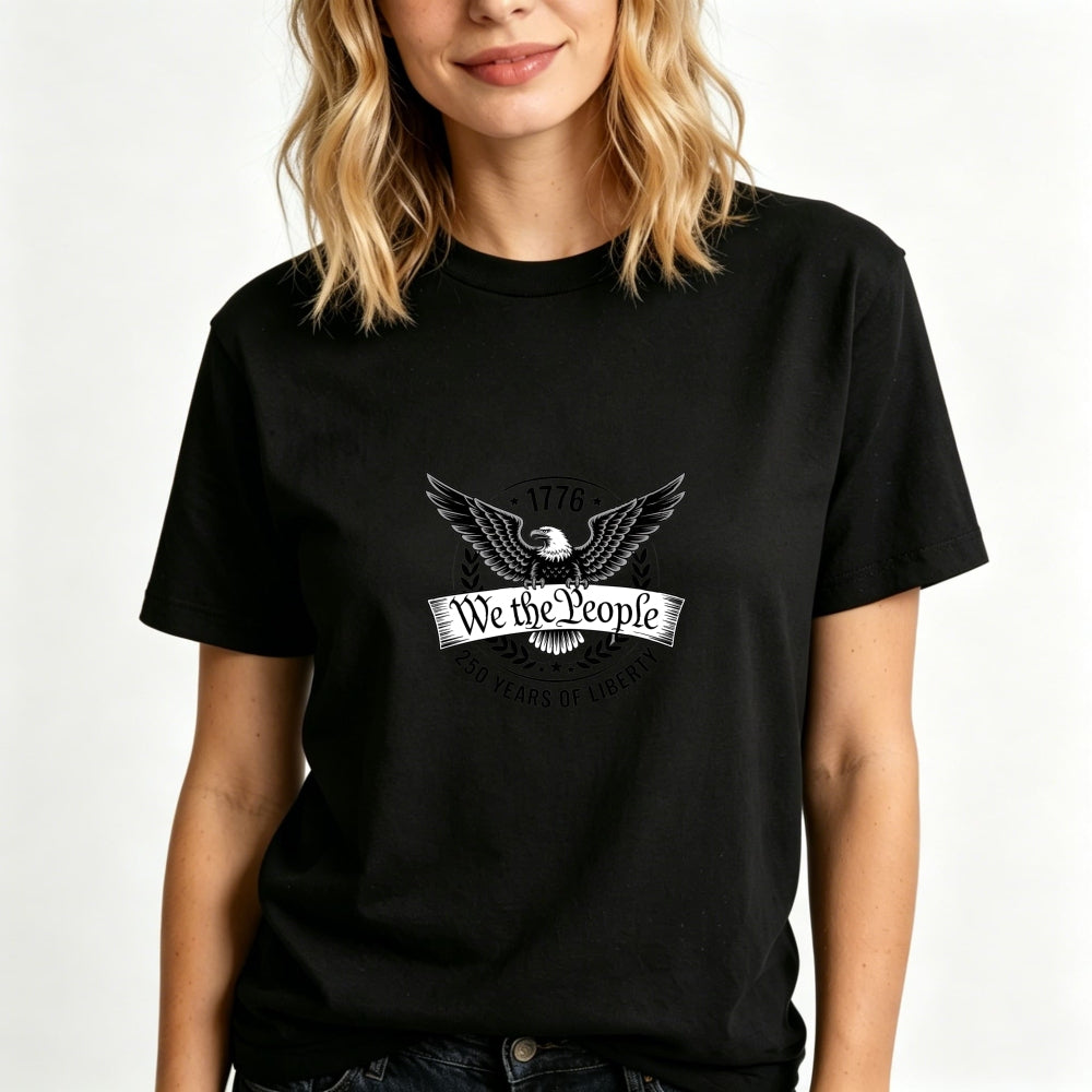 American Eagle Design Classic T-Shirt We The People 1776 Liberty Theme