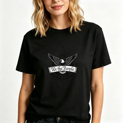 American Eagle Design Classic T-Shirt We The People 1776 Liberty Theme
