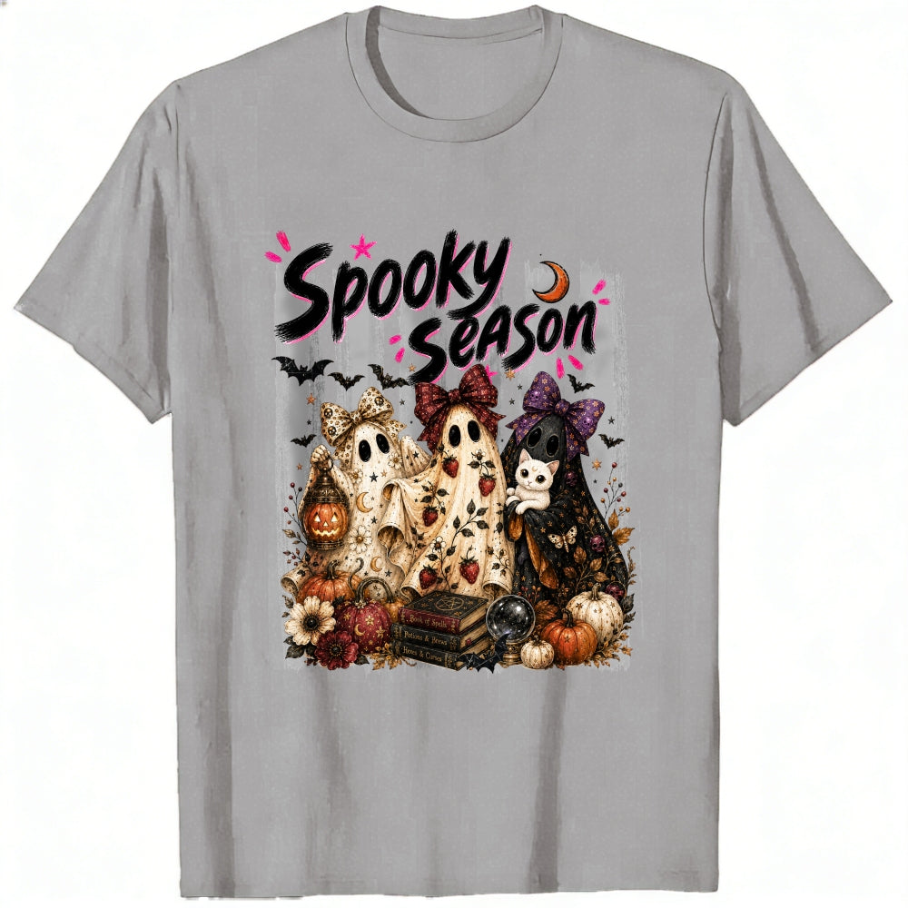 Halloween Spooky Season Ghosts Pumpkins Classic T-Shirt
