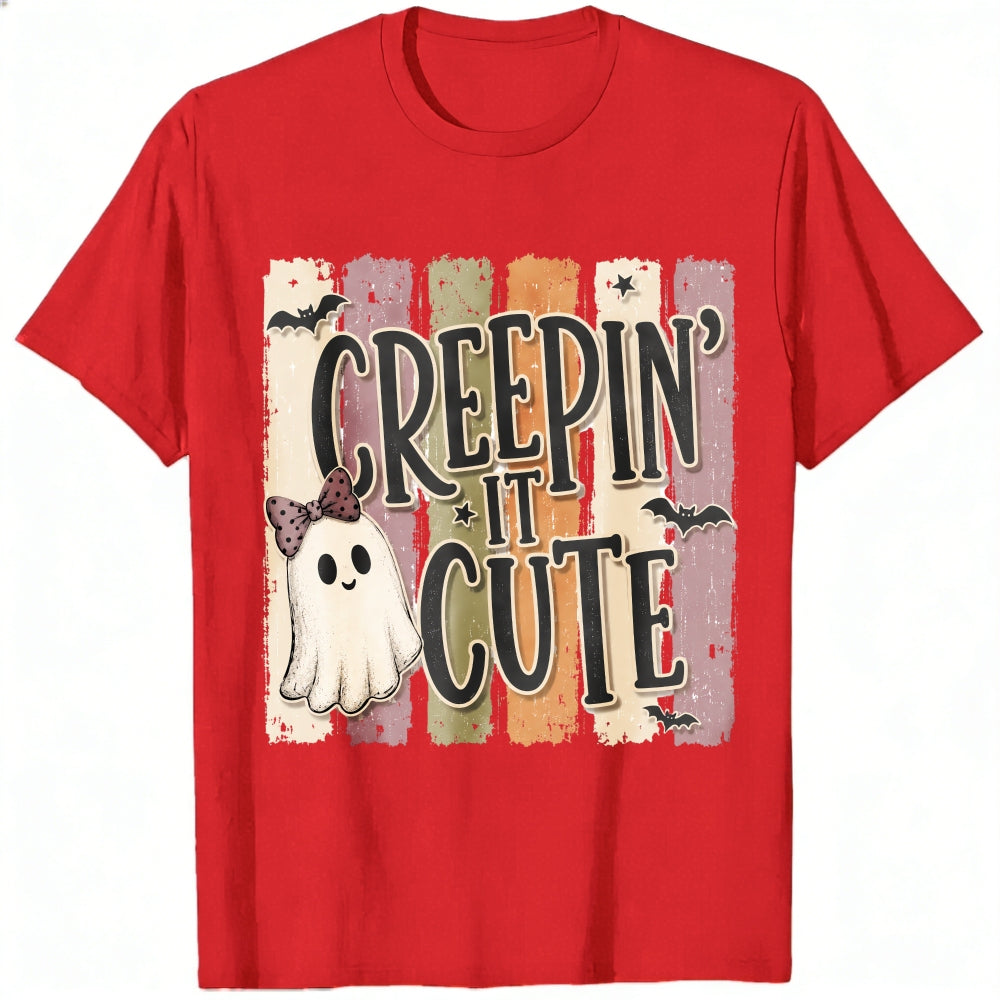 Cute Ghost Creepin It Cute Halloween Classic T-Shirt
