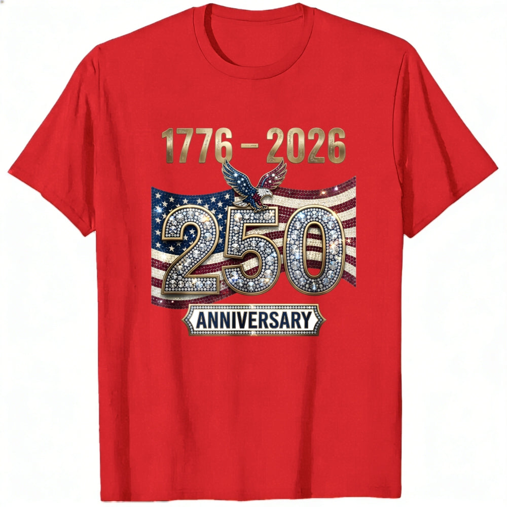 Patriotic American Flag Eagle 250th Anniversary Classic T-Shirt