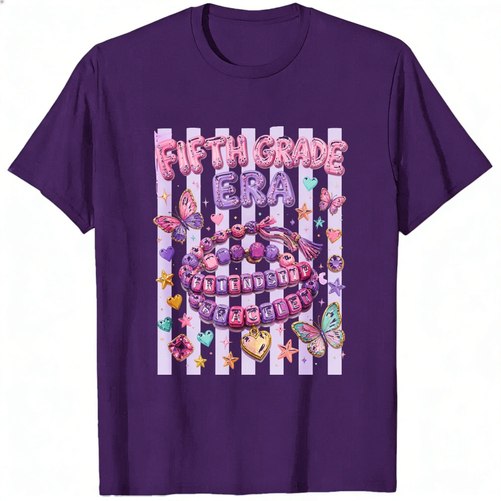 Cute Aesthetic Classic T-Shirt Fifth Grade Era Friendship Bracelet Butterflies