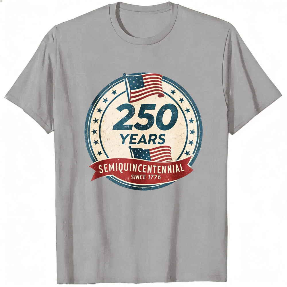 Patriotic American Flag Design Classic T-Shirt 250 Years Semiquincentennial Since 1776