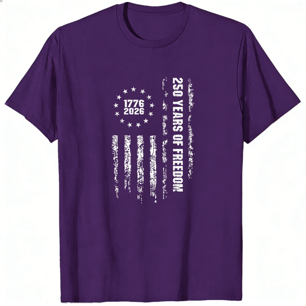 American Flag 1776 2026 250 Years Of Freedom Classic T-Shirt