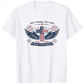 Patriotic American Flag Cross Wings Classic T-Shirt Faith Freedom 250 Years 1776 2026 Anniversary