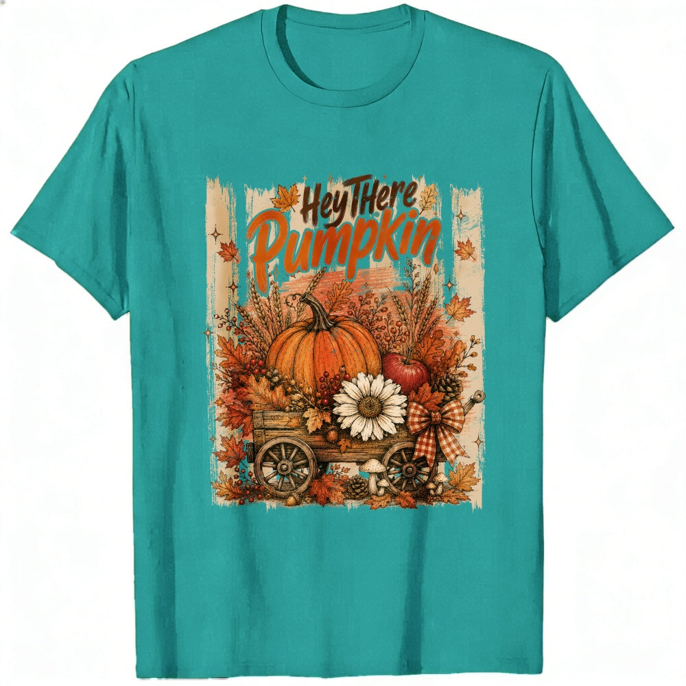 Vintage Autumn Harvest Hey There Pumpkin Classic T-Shirt