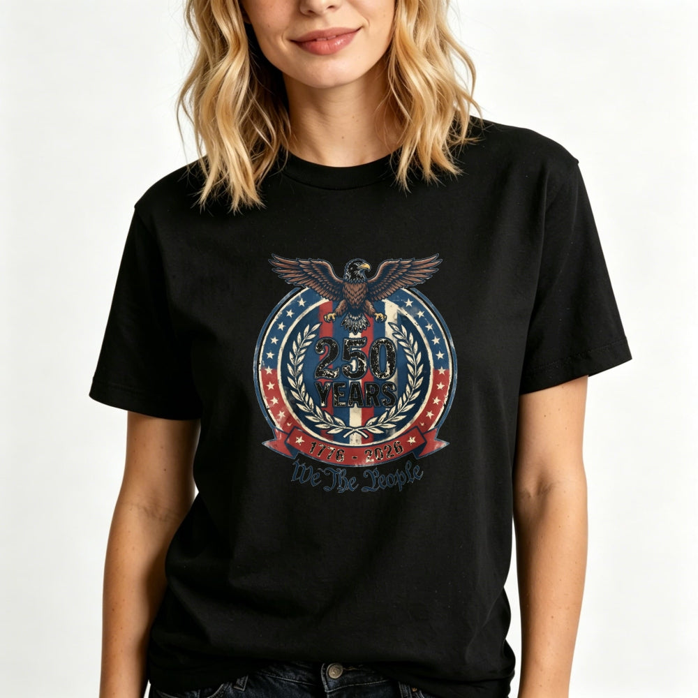 Patriotic Eagle Emblem Classic T-Shirt 250 Years America Independence Day Celebration