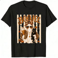 Funny Booje Ghost Leopard Print Halloween Classic T-Shirt