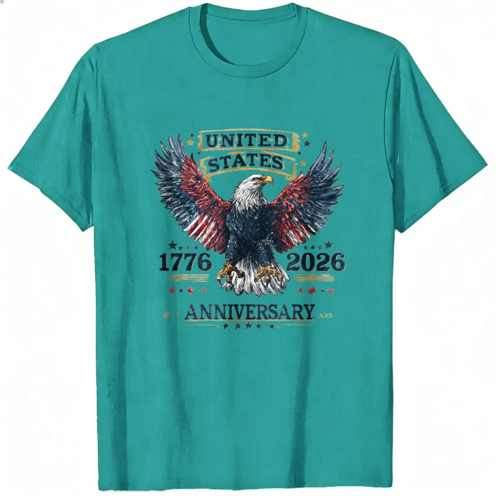 Patriotic Eagle Design Classic T-Shirt United States 1776 2026 Anniversary