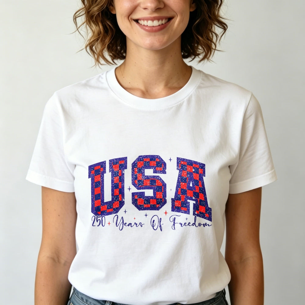Patriotic Usa 250 Years Of Freedom Classic T-Shirt