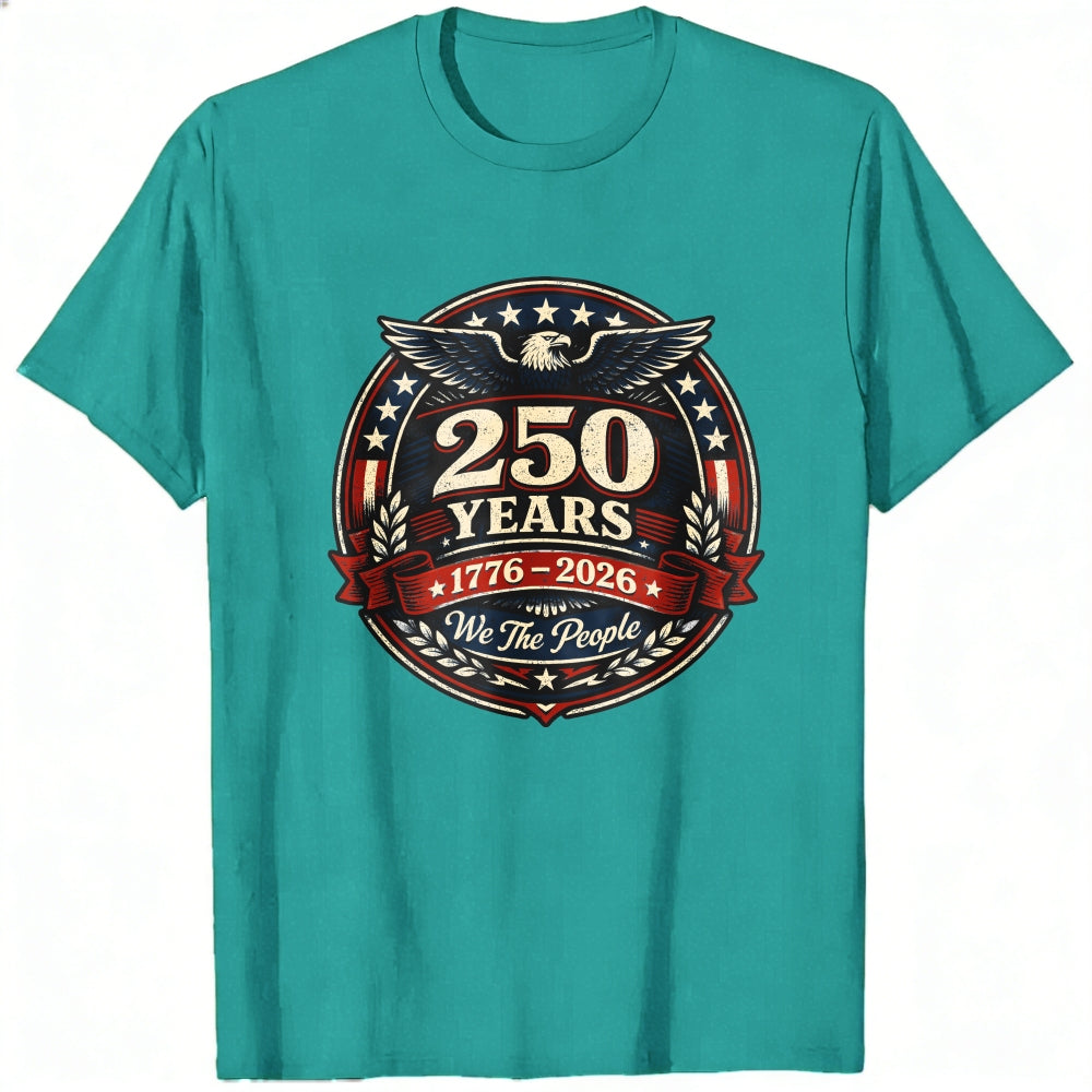 Patriotic American Eagle 250 Years 1776 2026 We The People Classic T-Shirt