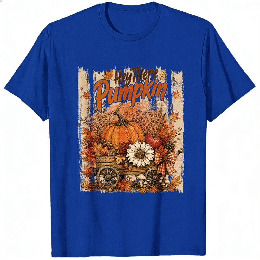 Vintage Autumn Harvest Hey There Pumpkin Classic T-Shirt