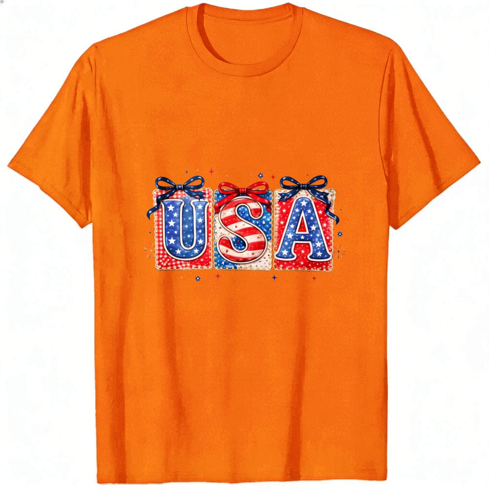 Patriotic Usa Flag Design Classic T-Shirt
