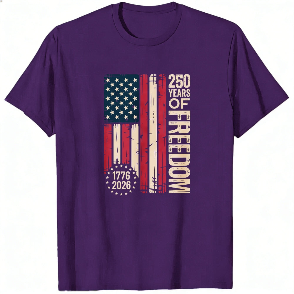 American Flag Design Classic T-Shirt 250 Years Of Freedom 1776 2026
