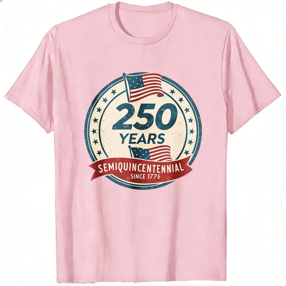 Patriotic American Flag Design Classic T-Shirt 250 Years Semiquincentennial Since 1776