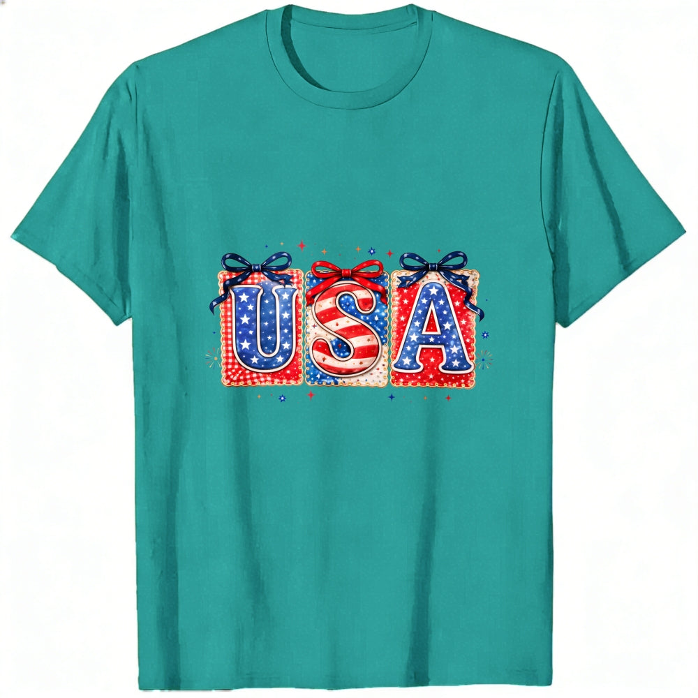 Patriotic Usa Flag Design Classic T-Shirt