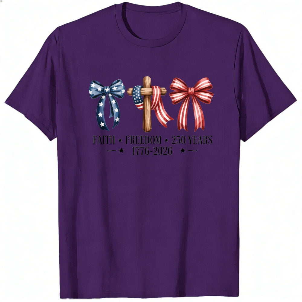 Patriotic Faith Freedom 250 Years Classic T-Shirt