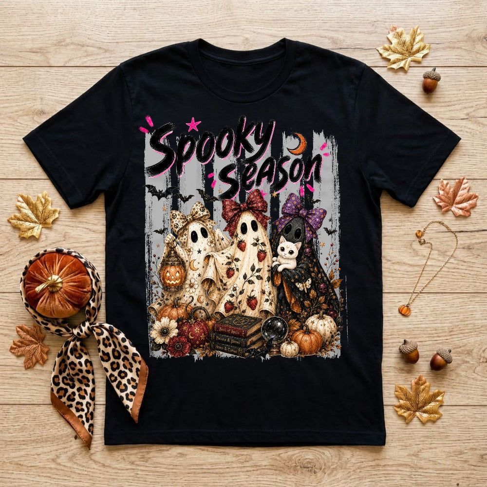 Halloween Spooky Season Ghosts Pumpkins Classic T-Shirt