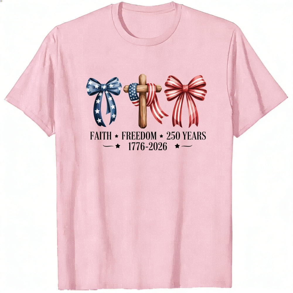 Patriotic Faith Freedom 250 Years Classic T-Shirt