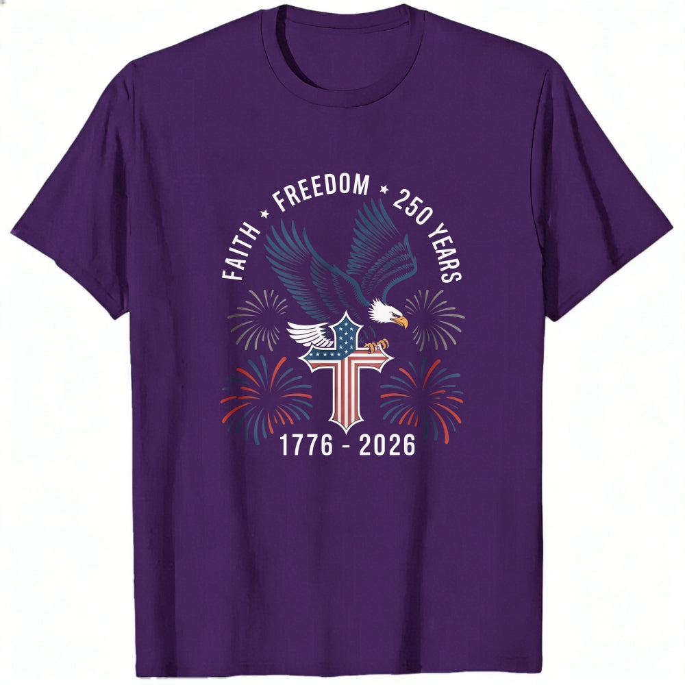 Patriotic Eagle And Fireworks Classic T-Shirt