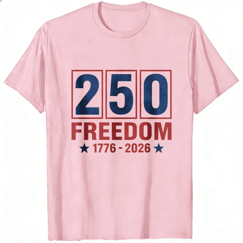Patriotic American Independence Day 250 Freedom 1776 2026 Classic T-Shirt